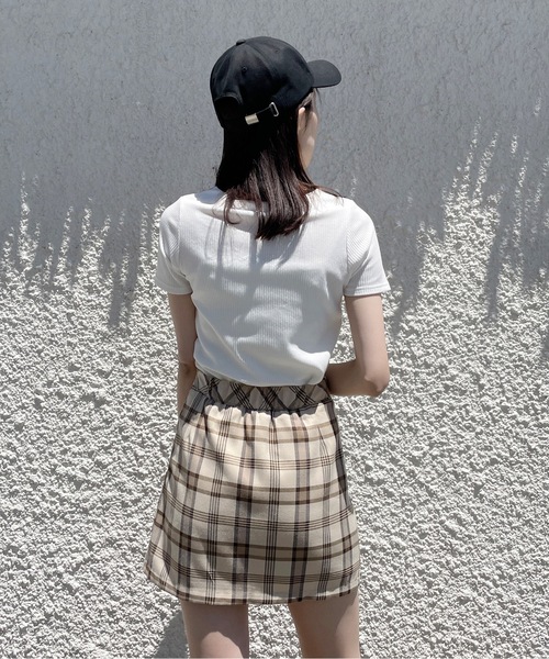 one way（ワンウェイ）の「ワンポイント刺繍テレコトップス（Tシャツ/カットソー・レディース・ブラック系その他/ホワイト/ピンク/ブラック・FREE）」の15枚目の写真