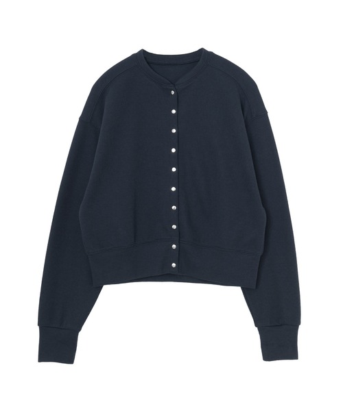 for/c（フォーシー）の「[新色追加] スナップボタンカーディガン【サスティナブル】（カーディガン/ボレロ・レディース・ブラック/ネイビー/サックスブルー/オレンジ/アイボリー/ラベンダー/ピンク/ベージュ/チャコールグレー/レッド/ブルー/モカ・LL/M/L/S）」の14枚目の写真