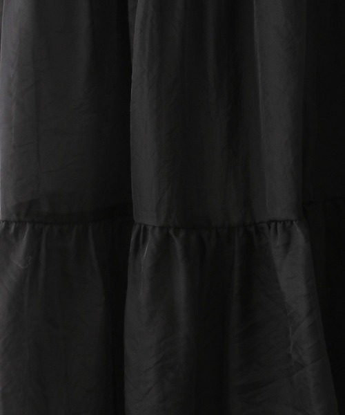 LOWRYS FARM（ローリーズファーム）の「シアーボリュームスカート　196374（スカート・レディース・ブラック/ベージュ/アイボリー・FREE）」の16枚目の写真