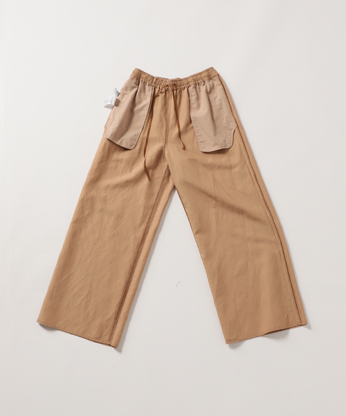 SLOBE IENA ソフトリネンリラックスパンツ◇新品未使用タグ付き
