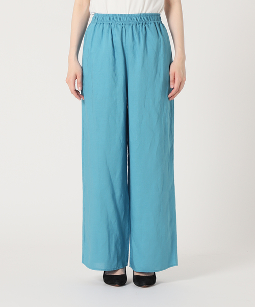 SLOBE IENA ソフトリネンリラックスパンツ◇新品未使用タグ付き