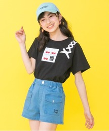 JENNI belle（ジェニィベル）の「【WEB限定】防蚊アシメレースアップTシャツ（Tシャツ/カットソー・キッズ）」