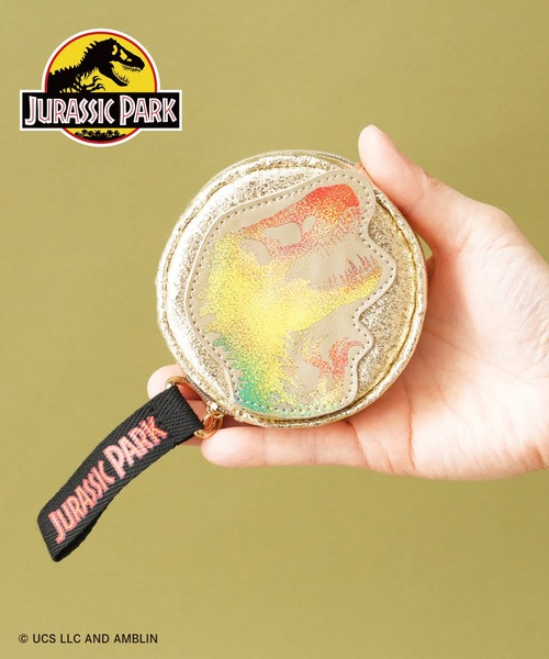 BIRTHDAY BAR(バースデイバー)の「【JURASSIC PARK】オリジナル ダイカットポーチ(ポーチ・レディース・ゴールド・フリー)」の1枚目の写真