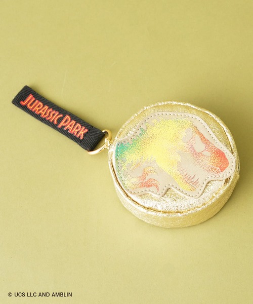 BIRTHDAY BAR(バースデイバー)の「【JURASSIC PARK】オリジナル ダイカットポーチ(ポーチ・レディース・ゴールド・フリー)」の2枚目の写真