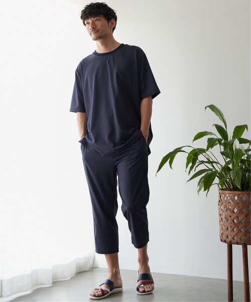 ikka(イッカ)の「【イージーケア/接触冷感】SARAT リラックスシャツT【速乾/UVカット】(Tシャツ/カットソー・メンズ・ベージュ/ネイビー/グレー/その他1・S/M/L/XL)」の8枚目の写真