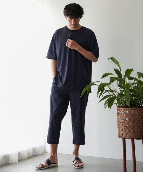 ikka(イッカ)の「【イージーケア/接触冷感】SARAT リラックスシャツT【速乾/UVカット】(Tシャツ/カットソー・メンズ・ベージュ/ネイビー/グレー/その他1・S/M/L/XL)」の9枚目の写真