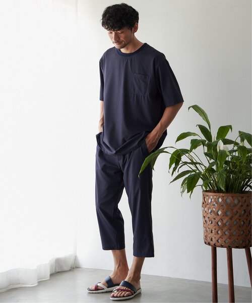 ikka(イッカ)の「【イージーケア/接触冷感】SARAT リラックスシャツT【速乾/UVカット】(Tシャツ/カットソー・メンズ・ベージュ/ネイビー/グレー/その他1・S/M/L/XL)」の10枚目の写真