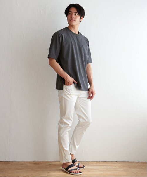 ikka(イッカ)の「【イージーケア/接触冷感】SARAT リラックスシャツT【速乾/UVカット】(Tシャツ/カットソー・メンズ・ベージュ/ネイビー/グレー/その他1・S/M/L/XL)」の12枚目の写真