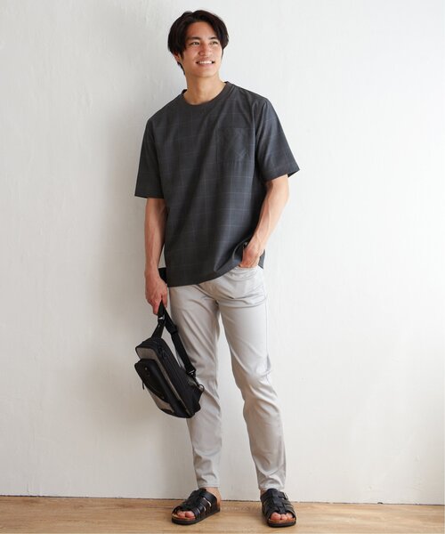 ikka(イッカ)の「【イージーケア/接触冷感】SARAT リラックスシャツT【速乾/UVカット】(Tシャツ/カットソー・メンズ・ベージュ/ネイビー/グレー/その他1・S/M/L/XL)」の13枚目の写真