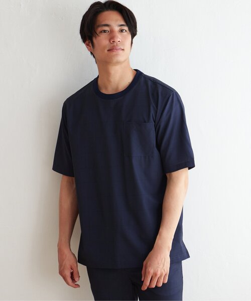 ikka(イッカ)の「【イージーケア/接触冷感】SARAT リラックスシャツT【速乾/UVカット】(Tシャツ/カットソー・メンズ・ベージュ/ネイビー/グレー/その他1・S/M/L/XL)」の15枚目の写真