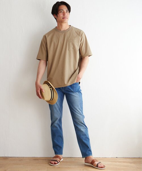 ikka(イッカ)の「【イージーケア/接触冷感】SARAT リラックスシャツT【速乾/UVカット】(Tシャツ/カットソー・メンズ・ベージュ/ネイビー/グレー/その他1・S/M/L/XL)」の19枚目の写真