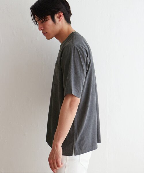 ikka(イッカ)の「【イージーケア/接触冷感】SARAT リラックスシャツT【速乾/UVカット】(Tシャツ/カットソー・メンズ・ベージュ/ネイビー/グレー/その他1・S/M/L/XL)」の20枚目の写真