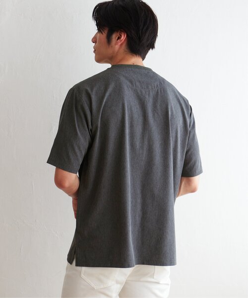 ikka(イッカ)の「【イージーケア/接触冷感】SARAT リラックスシャツT【速乾/UVカット】(Tシャツ/カットソー・メンズ・ベージュ/ネイビー/グレー/その他1・S/M/L/XL)」の21枚目の写真