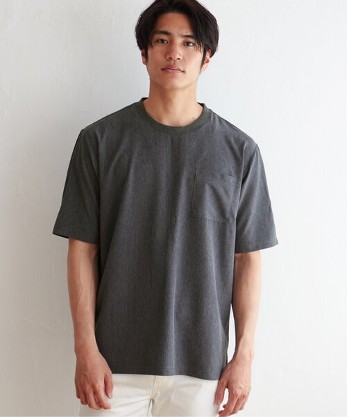 ikka(イッカ)の「【イージーケア/接触冷感】SARAT リラックスシャツT【速乾/UVカット】(Tシャツ/カットソー・メンズ・ベージュ/ネイビー/グレー/その他1・S/M/L/XL)」の22枚目の写真