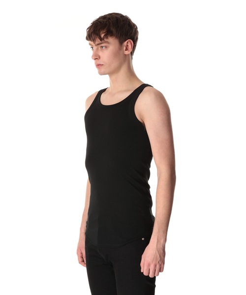 ATTACHMENT（アタッチメント）の「スビンコットン リブ タンクトップ / SVIN CO RIB TANK TOP（タンクトップ・メンズ・ホワイト/グレー/ブラック・2/3/1）」の5枚目の写真