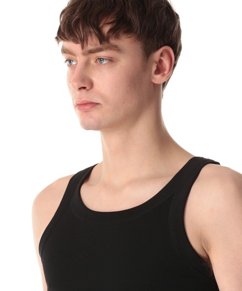 ATTACHMENT（アタッチメント）の「スビンコットン リブ タンクトップ / SVIN CO RIB TANK TOP（タンクトップ・メンズ・ホワイト/グレー/ブラック・2/3/1）」の9枚目の写真