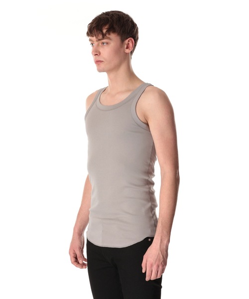 ATTACHMENT（アタッチメント）の「スビンコットン リブ タンクトップ / SVIN CO RIB TANK TOP（タンクトップ・メンズ・ホワイト/グレー/ブラック・2/3/1）」の10枚目の写真
