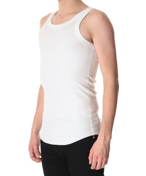 ATTACHMENT（アタッチメント）の「スビンコットン リブ タンクトップ / SVIN CO RIB TANK TOP（タンクトップ・メンズ・ホワイト/グレー/ブラック・2/3/1）」の13枚目の写真