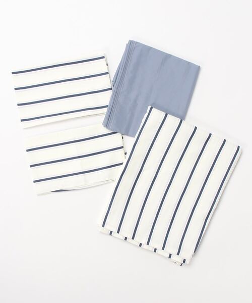 ammy.(エイミードット)の「【 ammy. / エイミードット 】 バイカラー ストライプ ベッドカバー 枕カバー 寝具 4点セット / シングル(寝具・レディース・グリーン/マルチ/ブラウン/ブルー/ピンク・FREE)」の22枚目の写真