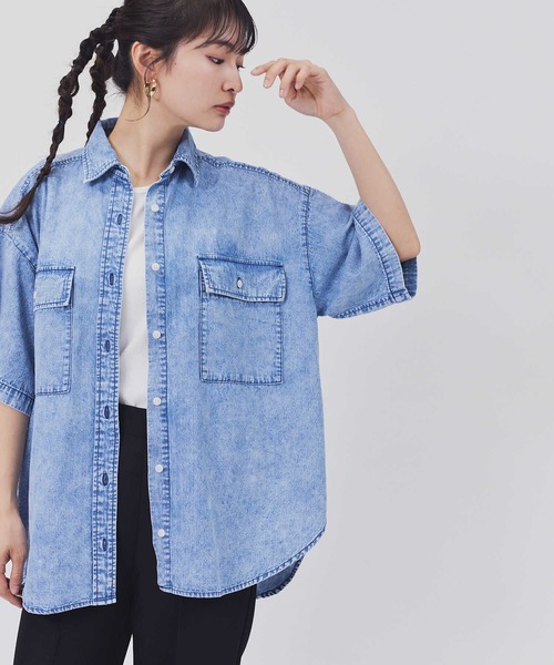 BACK NUMBER（バックナンバー）の「【BACK NUMBER】デニム半袖
