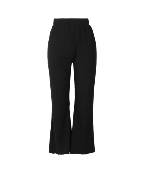 KOBE LETTUCE（コウベレタス）の「裾メローイージーリブパンツ（その他パンツ・レディース・ライトベージュ/グリーン/パープル/ブラック・M）」の8枚目の写真