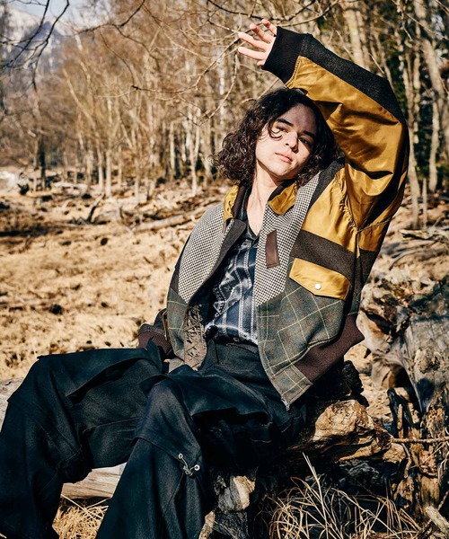 glamb(グラム)の「Crazy Textile Blouson / クレイジーテキスタイルブルゾン(ブルゾン・メンズ・ブラウン/グレー・S/L/M)」の17枚目の写真