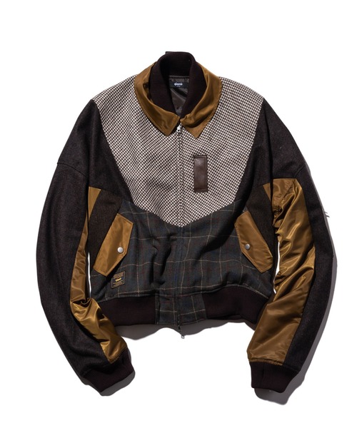 glamb（グラム）の「Crazy Textile Blouson / クレイジーテキスタイル