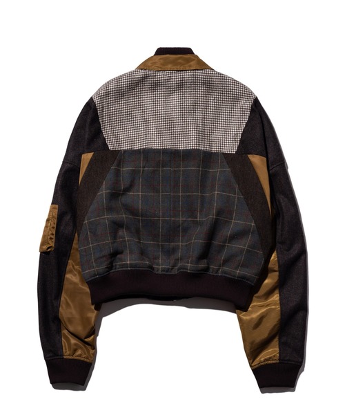 glamb(グラム)の「Crazy Textile Blouson / クレイジーテキスタイルブルゾン(ブルゾン・メンズ・ブラウン/グレー・S/L/M)」の5枚目の写真