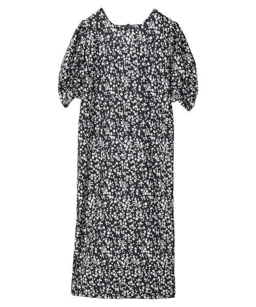 RAY CASSIN FAVORI（レイカズンフェバリ）の「・RAY　CASSIN　フラワーptナローワンピース（ワンピース・レディース・ブラック/ブルー/オレンジ・FREE）」の5枚目の写真