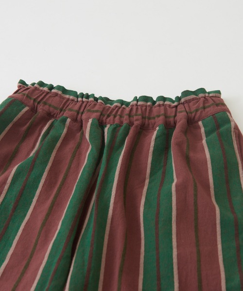 CUBE SUGAR（キューブシュガー）の「ドビーストライプイージーコクーンパンツ（その他パンツ・レディース・レッド/グリーン/ブラック・M）」の19枚目の写真