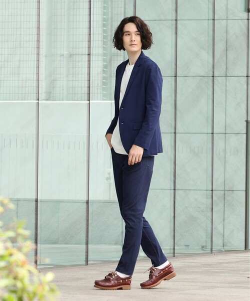 THE SHOP TK (ザ ショップ ティーケー )の「◆【セットアップ対応可/2WAYストレッチ】エアドットテーラードジャケット(テーラードジャケット・メンズ・ブラック/ネイビー・02/03/04)」の5枚目の写真