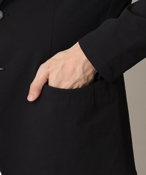 THE SHOP TK (ザ ショップ ティーケー )の「◆【セットアップ対応可/2WAYストレッチ】エアドットテーラードジャケット(テーラードジャケット・メンズ・ブラック/ネイビー・02/03/04)」の19枚目の写真