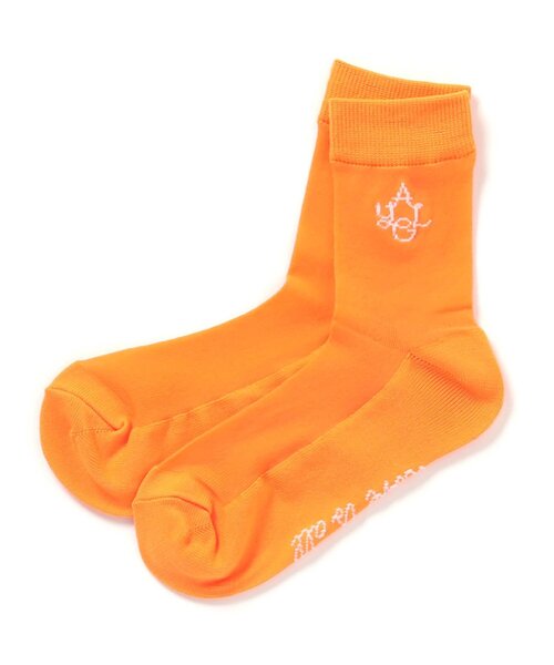 algy（アルジー）の「ポップカラーシースルークルーソックス（ソックス/靴下・キッズ・パープル/オレンジ/グリーン/ピンク/サックスブルー・21/24）」の13枚目の写真