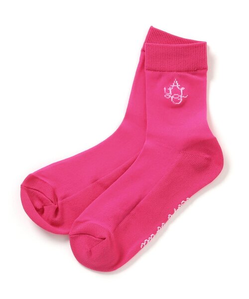 algy（アルジー）の「ポップカラーシースルークルーソックス（ソックス/靴下・キッズ・パープル/オレンジ/グリーン/ピンク/サックスブルー・21/24）」の14枚目の写真