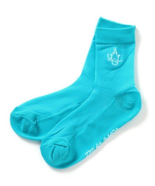 algy（アルジー）の「ポップカラーシースルークルーソックス（ソックス/靴下・キッズ・パープル/オレンジ/グリーン/ピンク/サックスブルー・21/24）」の16枚目の写真