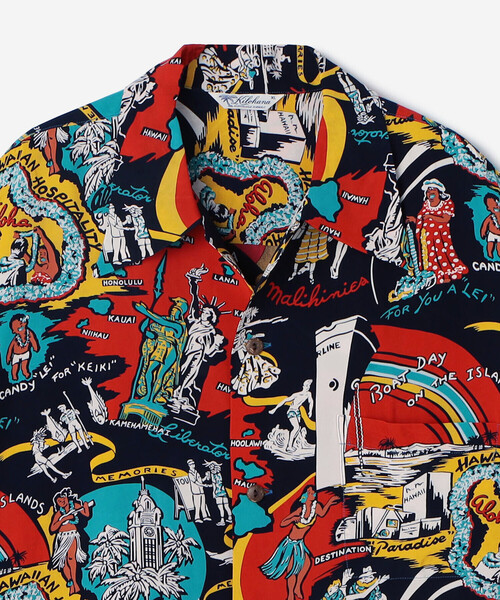 SUN SURF(サンサーフ)の「SUN SURF SP | 半袖ハワイアンシャツ KILOHANA "HAWAIIAN HOSPITALITY" MEN(シャツ/ブラウス・メンズ・ブルー系その他5/ベージュ系その他・L/XL)」の11枚目の写真