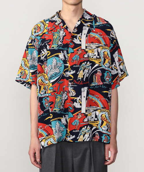 SUN SURF(サンサーフ)の「SUN SURF SP | 半袖ハワイアンシャツ KILOHANA "HAWAIIAN HOSPITALITY" MEN(シャツ/ブラウス・メンズ・ブルー系その他5/ベージュ系その他・L/XL)」の6枚目の写真