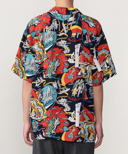 SUN SURF(サンサーフ)の「SUN SURF SP | 半袖ハワイアンシャツ KILOHANA "HAWAIIAN HOSPITALITY" MEN(シャツ/ブラウス・メンズ・ブルー系その他5/ベージュ系その他・L/XL)」の4枚目の写真