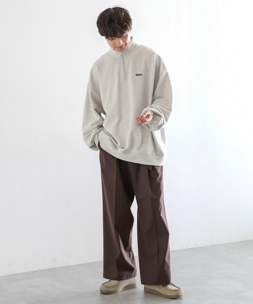 RAGEBLUE(レイジブルー)の「TR stretch tack wide straight slacks / TRストレッチ/ベルト付きタックワイドストレートスラックス(スラックス・メンズ・ブラウン/ブラック/ベージュ・MEDIUM/LARGE)」の21枚目の写真