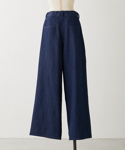 ear PAPILLONNER（イアパピヨネ）の「デニムワイドパンツ【SUM1 STYLE