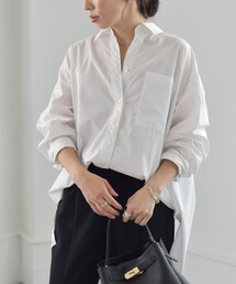 quaranciel（カランシエル）の「quaranciel:〈洗濯機可能〉REPREVE ビッグ シャツ（シャツ/ブラウス）」