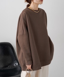 【2023AW・WEB限定カラーあり】裏起毛チュニックプルオーバー