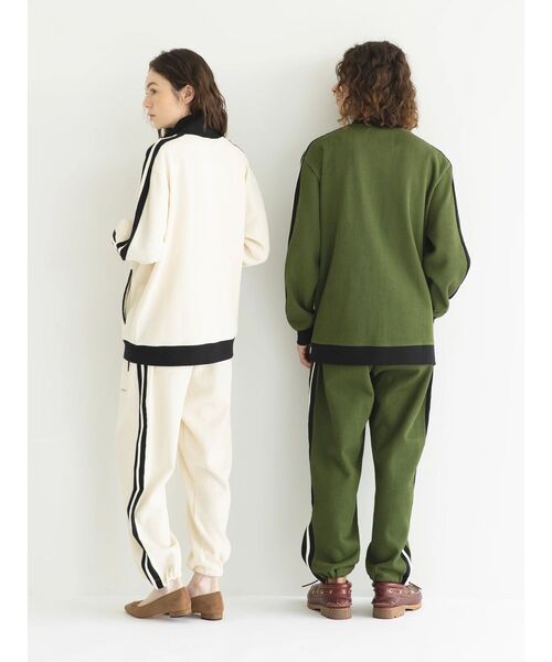 CRAFT STANDARD BOUTIQUE（クラフトスタンダードブティック）の「【リサイクル】トラックジャケット（ジャージ・レディース・アイボリー/ブラック/カーキ・M/L）」の12枚目の写真