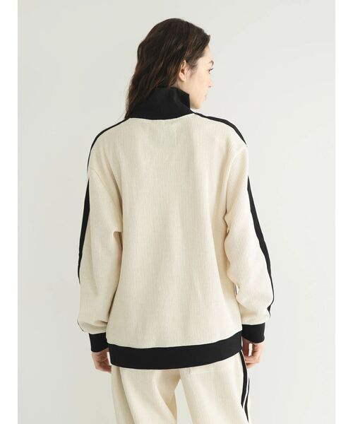 CRAFT STANDARD BOUTIQUE（クラフトスタンダードブティック）の「【リサイクル】トラックジャケット（ジャージ・レディース・アイボリー/ブラック/カーキ・M/L）」の15枚目の写真