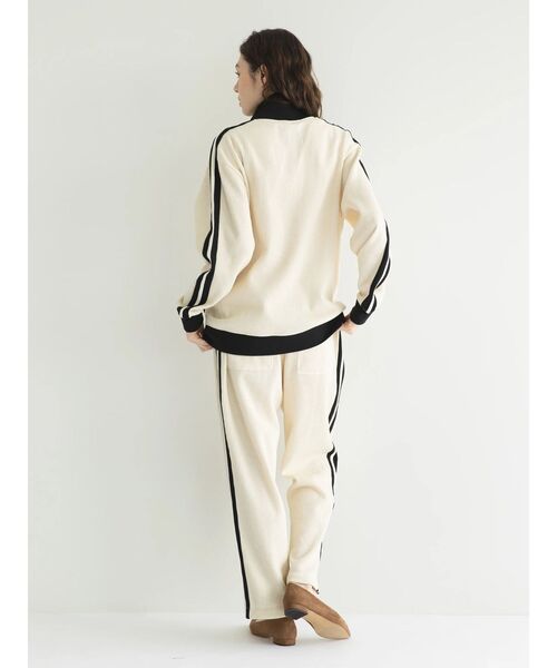 CRAFT STANDARD BOUTIQUE（クラフトスタンダードブティック）の「【リサイクル】トラックジャケット（ジャージ・レディース・アイボリー/ブラック/カーキ・M/L）」の18枚目の写真