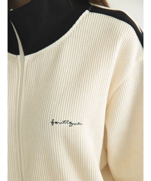 CRAFT STANDARD BOUTIQUE（クラフトスタンダードブティック）の「【リサイクル】トラックジャケット（ジャージ・レディース・アイボリー/ブラック/カーキ・M/L）」の20枚目の写真