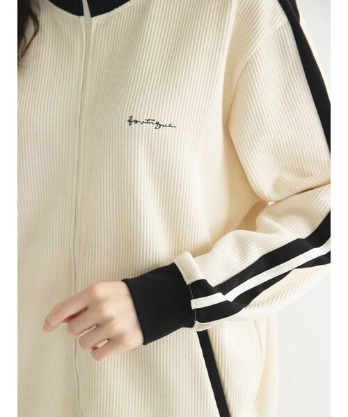 CRAFT STANDARD BOUTIQUE（クラフトスタンダードブティック）の「【リサイクル】トラックジャケット（ジャージ・レディース・アイボリー/ブラック/カーキ・M/L）」の21枚目の写真