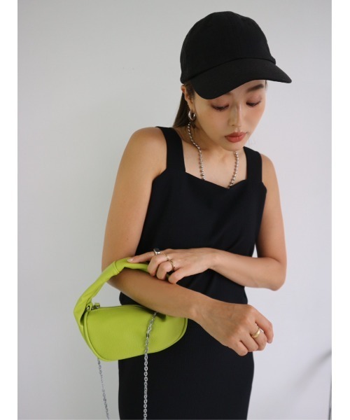 TRUNC（トランクエイティーエイト）の「Round Mini Chain Bag（ショルダーバッグ・レディース・グリーン/ブラック/アイボリー・FREE）」の10枚目の写真