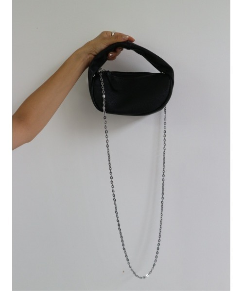 TRUNC（トランクエイティーエイト）の「Round Mini Chain Bag（ショルダーバッグ・レディース・グリーン/ブラック/アイボリー・FREE）」の16枚目の写真