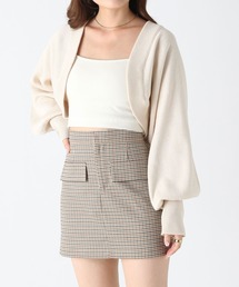 シンプルボレロカーディガン 973213